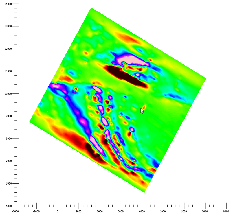 Processed Horizontal Mag derivative